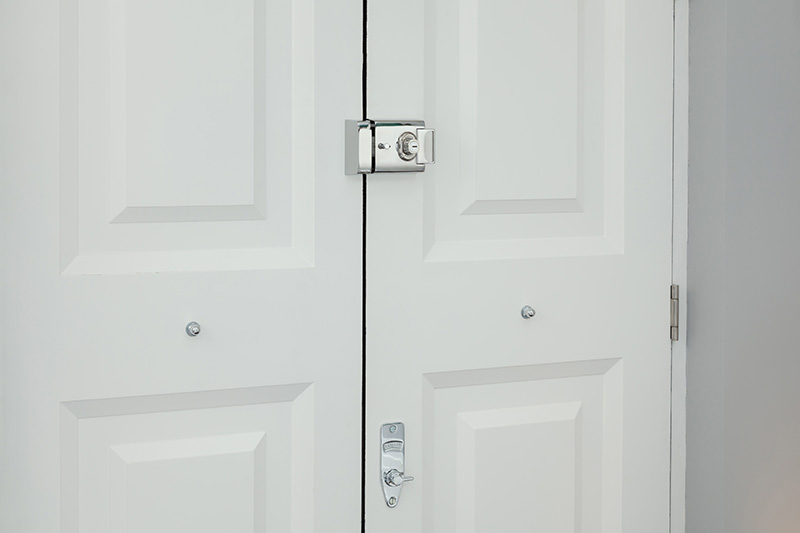Double Locked Doors With Bespoke Locks