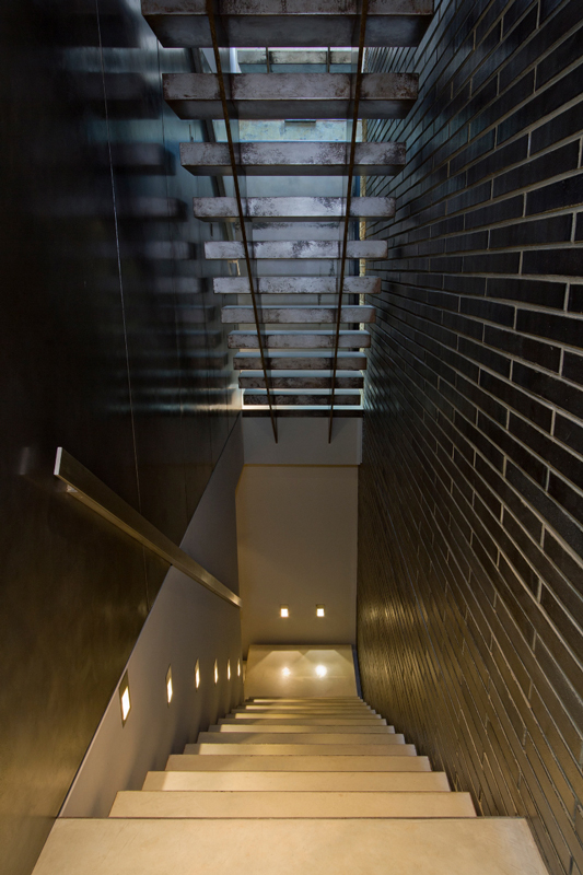 Stairs in Luxury Private Residence, Fitted With Side Lights and Handrail