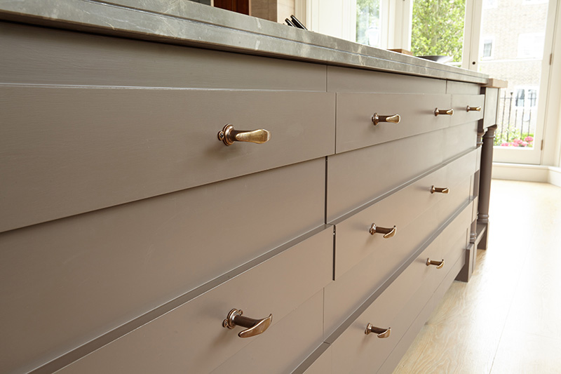 Grey Drawers In A Home