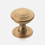 Satin Solid Bronze Unlacquered door knob
