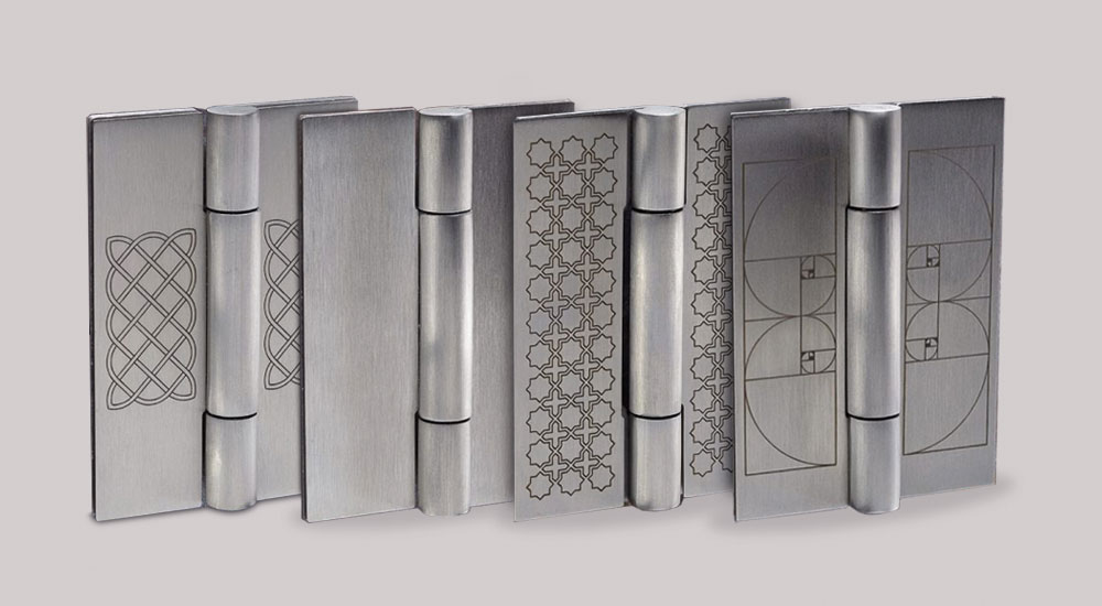 Concealed decorative hinges from Strada